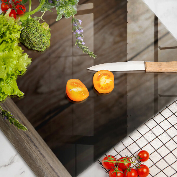 Cutting board Herbs plants and wood