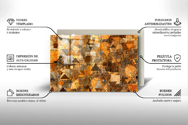 Worktop saver Geometric figure pattern