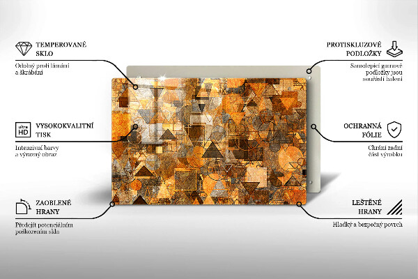 Worktop saver Geometric figure pattern