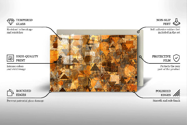 Worktop saver Geometric figure pattern