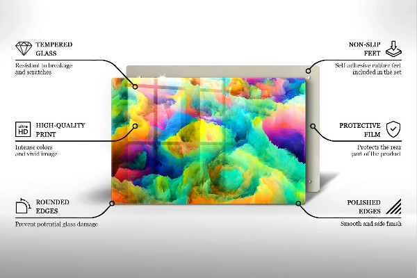 Worktop saver Colorful abstraction