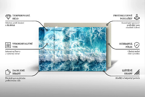 Worktop saver Water sea waves