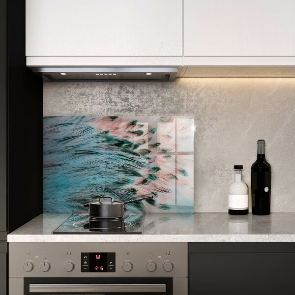 Worktop saver Boho bird feathers