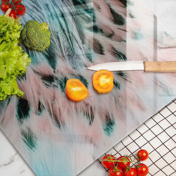 Worktop saver Boho bird feathers