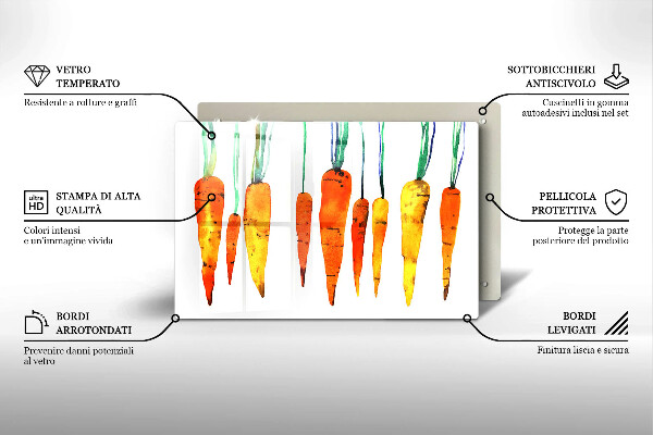Worktop saver Carrot illustration