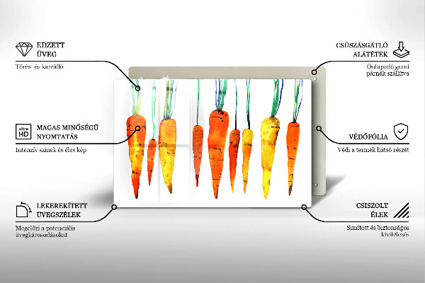 Worktop saver Carrot illustration