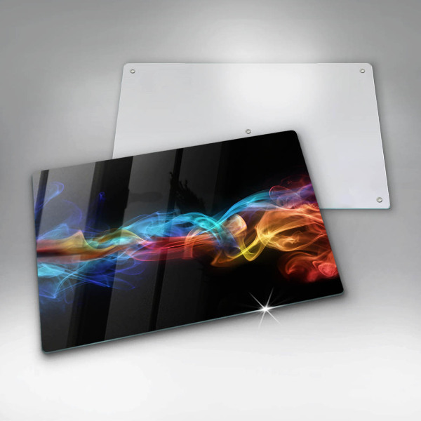 Cutting board Colorful smoke