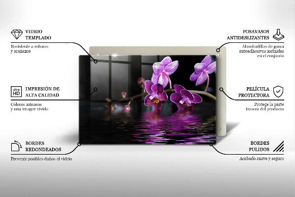 Cutting board Orchid Water Zen