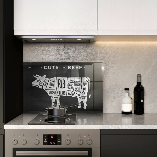 Cutting board Cow meat beef