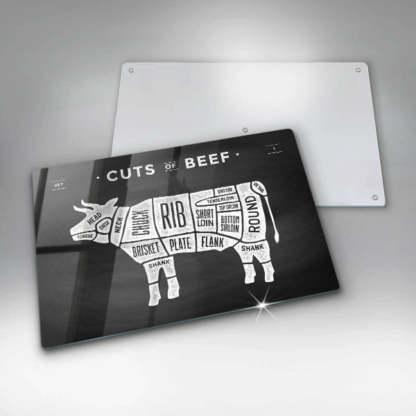 Cutting board Cow meat beef