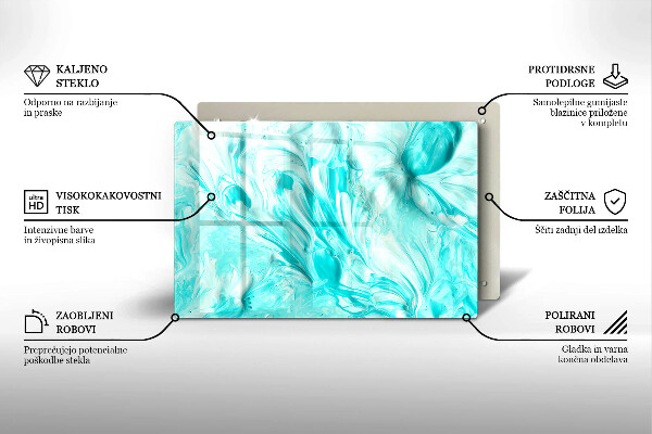 Cutting board Paints abstraction