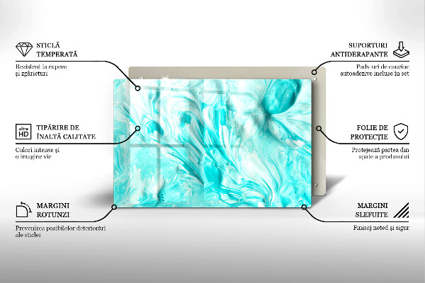 Cutting board Paints abstraction