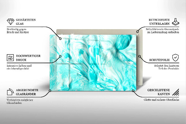 Cutting board Paints abstraction