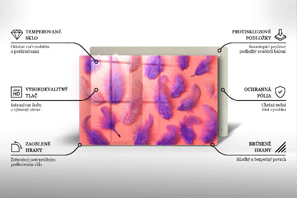 Cutting board Fluffy feathers