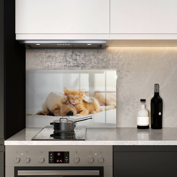 Worktop saver Animals dog and cat