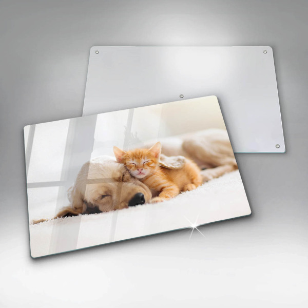 Worktop saver Animals dog and cat