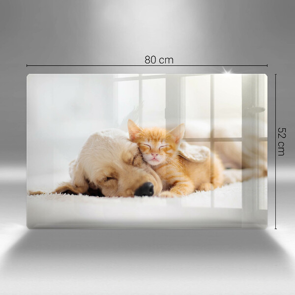 Worktop saver Animals dog and cat