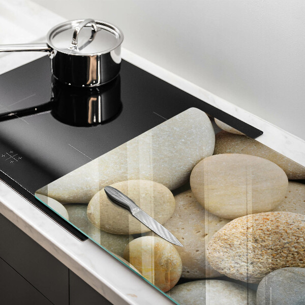 Cutting board Oval stone pattern