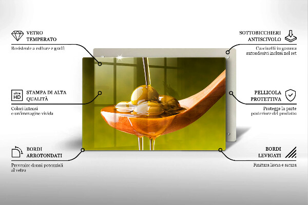 Cutting board Oliwa and olives