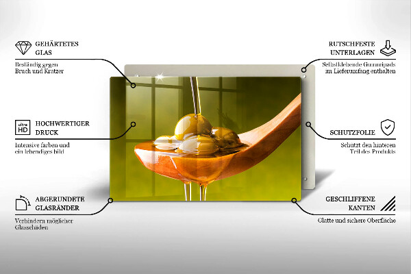 Cutting board Oliwa and olives
