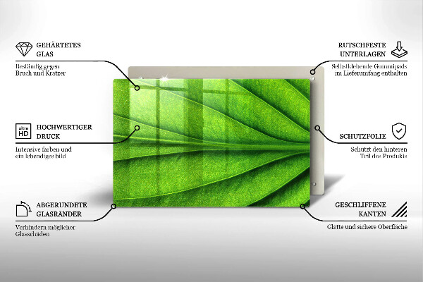Worktop saver Nature leaf veins