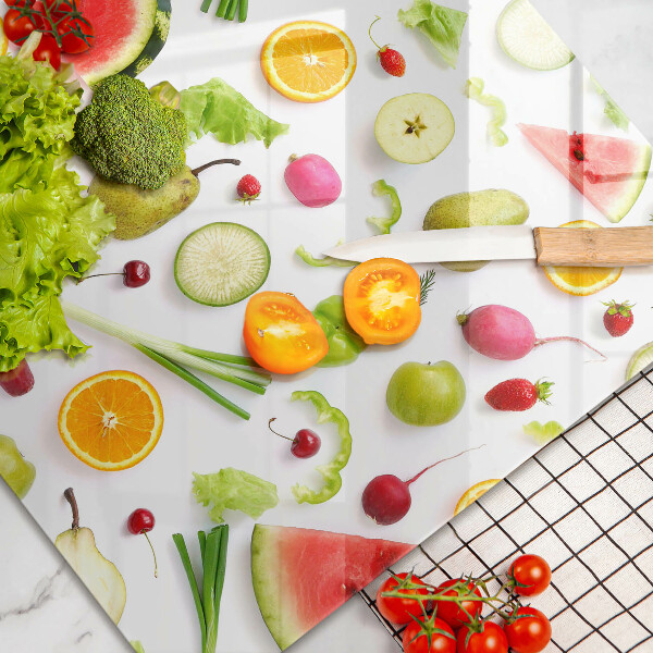 Worktop saver Fruit and vegetables pattern