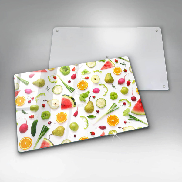 Worktop saver Fruit and vegetables pattern