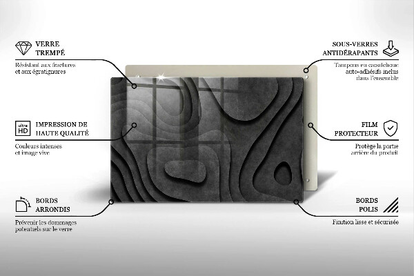 Worktop saver 3D stone shapes