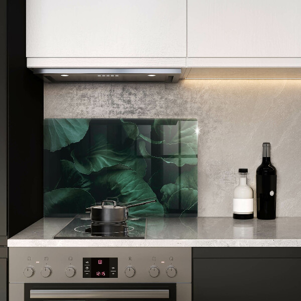 Worktop saver Wild dark leaves