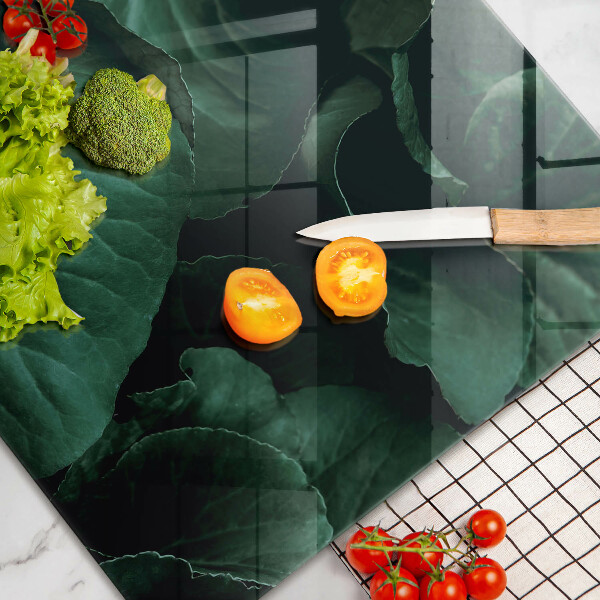 Worktop saver Wild dark leaves