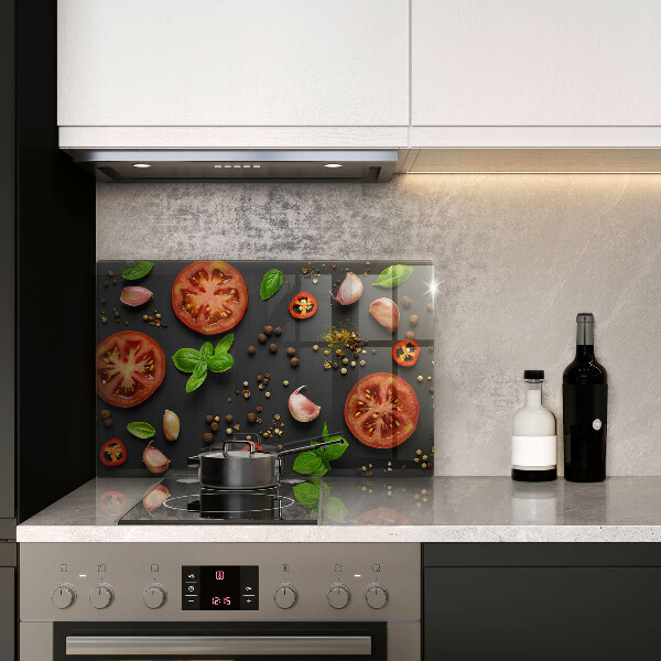 Worktop saver Tomatoes and spices