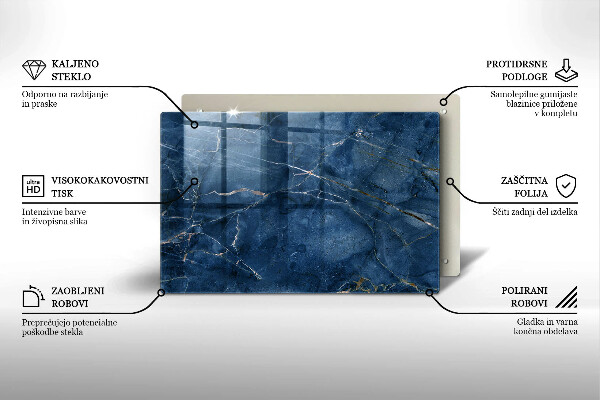 Worktop saver Stone texture marble