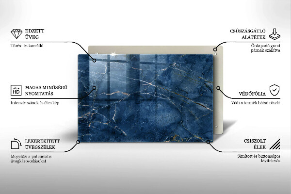 Worktop saver Stone texture marble