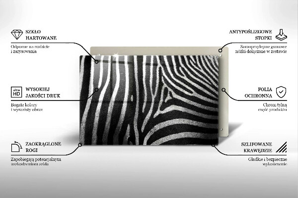 Worktop saver Zebra stripes
