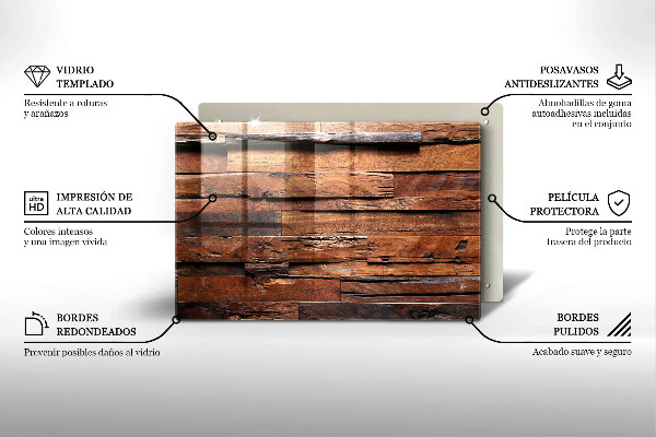 Worktop saver Decorative wood boards