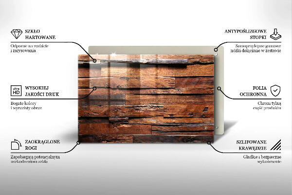 Worktop saver Decorative wood boards