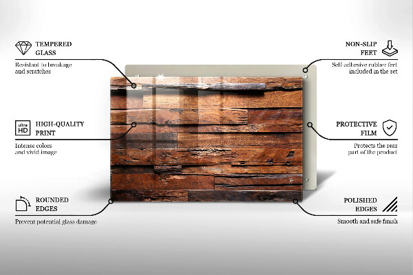 Worktop saver Decorative wood boards