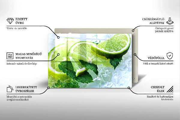 Worktop saver Lime mint and ice
