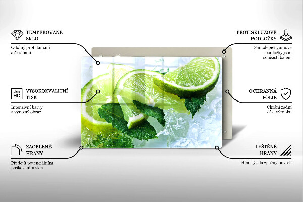 Worktop saver Lime mint and ice