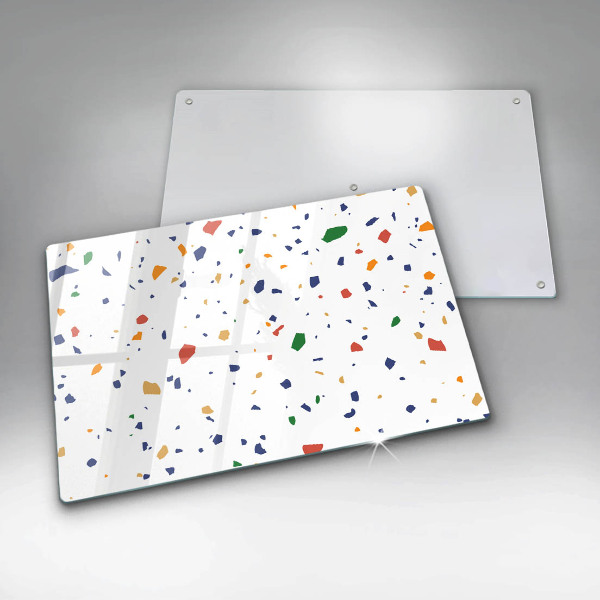 Chopping board glass Colored gres