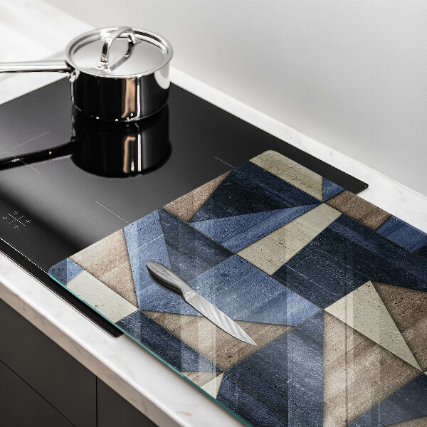 Chopping board glass Geometric abstraction