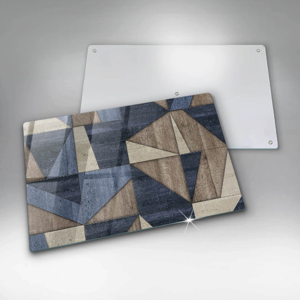 Chopping board glass Geometric abstraction