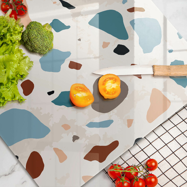 Chopping board glass Decorative stone stone