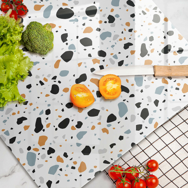 Chopping board glass Decorative stone stone