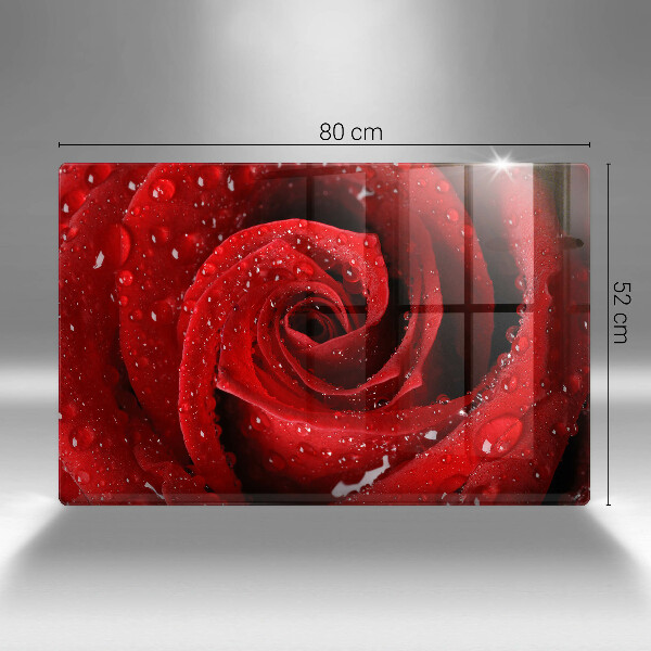 Cutting board Rose flower petals