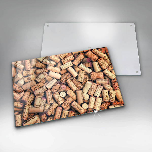 Worktop saver Wine corks pattern