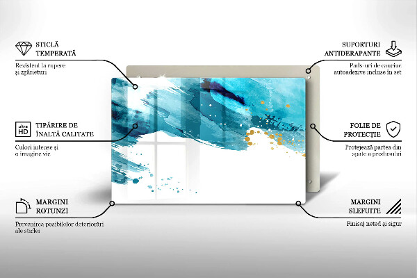 Cutting board Blue spots