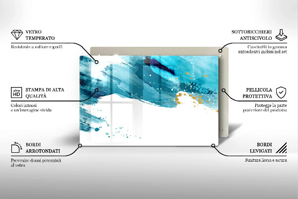 Cutting board Blue spots