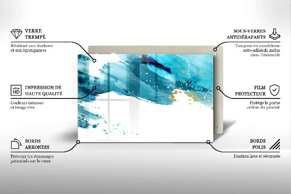 Cutting board Blue spots