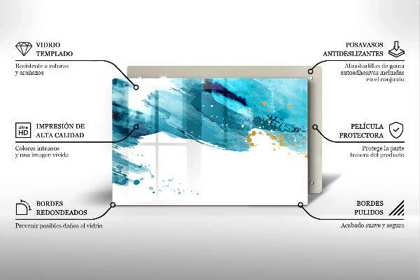 Cutting board Blue spots